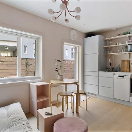 Appartement Dinbnb L 1 Min To Mathallen I Backyard I 24l7 Check-in *
